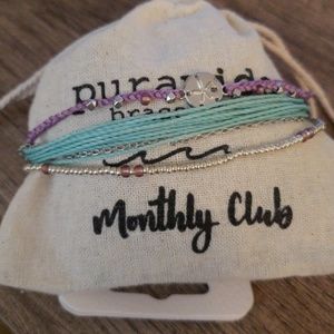 Set of 3 Puravida Monthly Club Bracelets